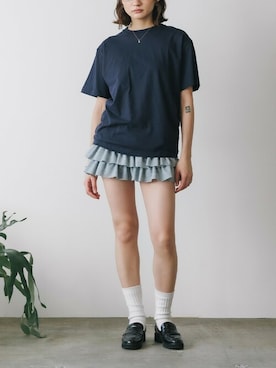 「参戦服」｜kanon_roopさん（レディース・153cm）の夏コーディネート