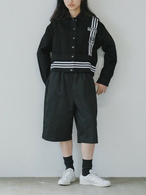 最終値下げ adidas デニムジャケット 黒 adidas デニムジャケット gジャン adidas/アディダス DENIM