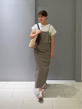 「雨」｜みあさん（レディース・164cm）の春コーディネート