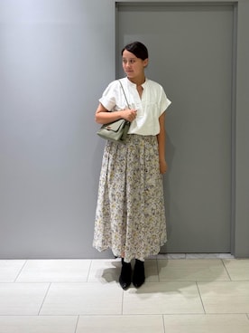 「フェミニン 」｜みあさん（レディース・164cm）の夏コーディネート