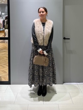 「アイテム（ジャケット/アウター）」を使った、みあさん（レディース・164cm）の秋コーディネート