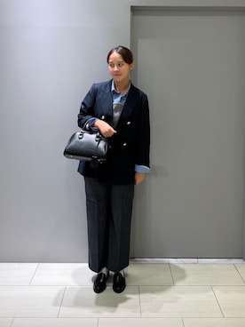 「アイテム（その他アウター）」を使った、みあさん（レディース・164cm）の秋コーディネート