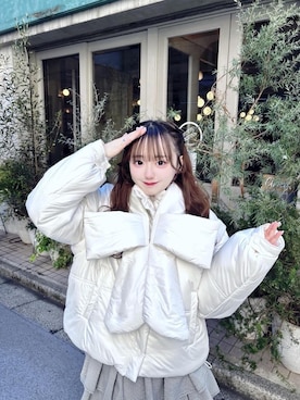 「MAJESTIC LEGON（マジェスティックレゴン）のアイテム（ジャケット/アウター）」を使った、ゆいのさん（レディース・159cm）の冬コーディネート