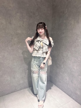 ゆいのさん（レディース・159cm）の夏コーディネート