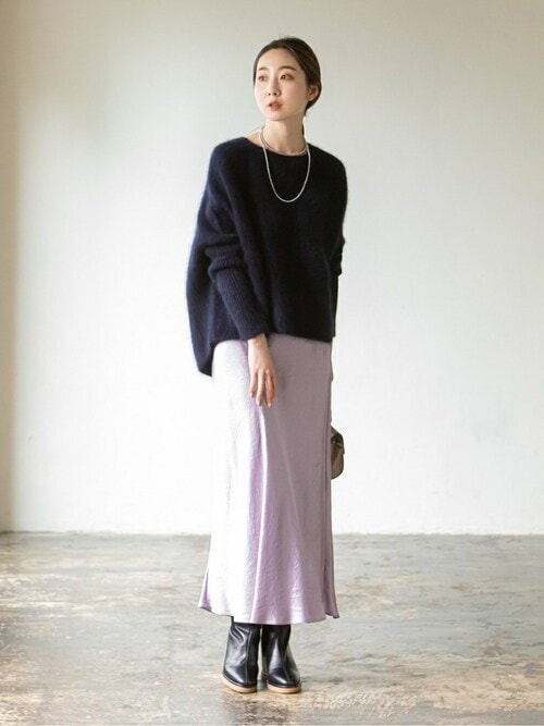 Noble（ノーブル）の「《追加》ファーニットワイドプルオーバー