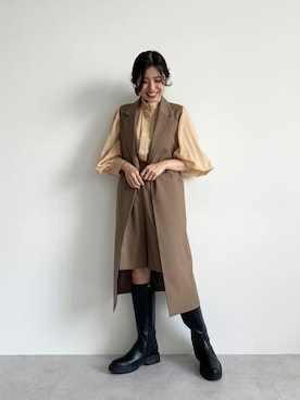 「green label relaxing（グリーンレーベルリラクシング）のアイテム（その他アウター）」を使った、green label relaxingさん（レディース・160cm）の夏コーディネート