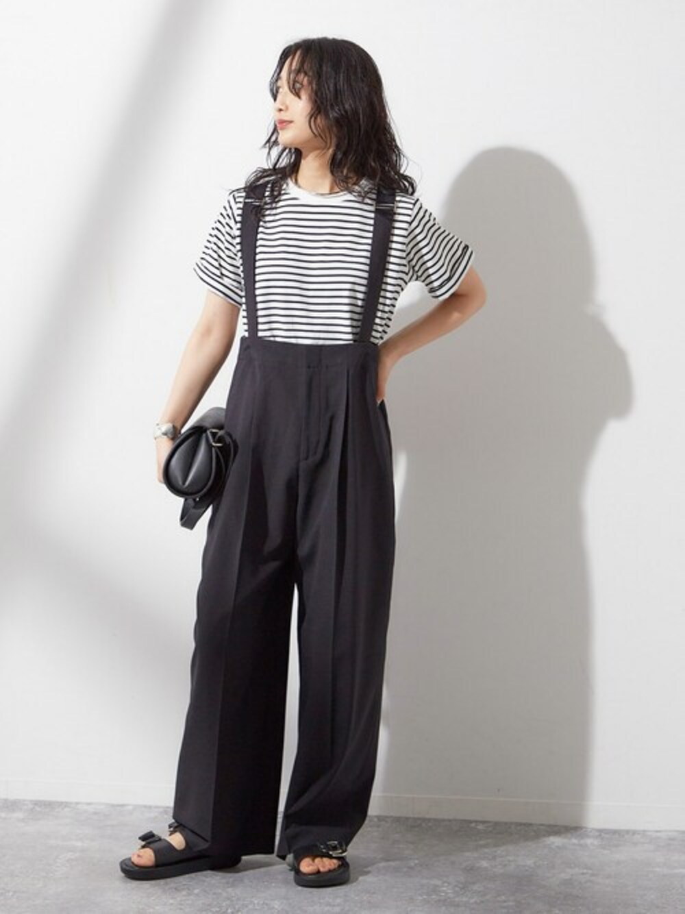 【24SS美品】ジャーナルスタンダードレサージュ サスペンダーツキPEトロパンツ 20240524173157958.jpg