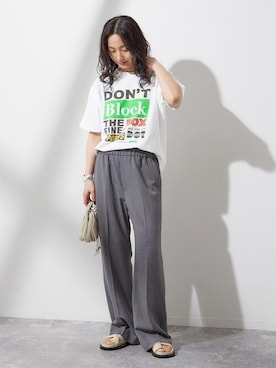 「GOOD ROCK SPEED（グッドロックスピード）のアイテム」を使った、Matsumotoさん（レディース・162cm）の夏コーディネート