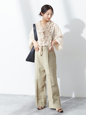 「journal standard L'essage（ジャーナルスタンダードレサージュ）のアイテム」を使った、Matsumotoさん（レディース・162cm）の夏コーディネート