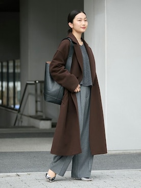 「journal standard L'essage（ジャーナルスタンダードレサージュ）のアイテム（その他アウター）」を使った、Matsumotoさん（レディース・162cm）の秋コーディネート