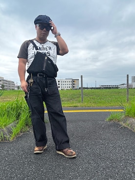 「goro's（ゴローズ）のアイテム」を使った、masashi さん（メンズ・170cm）の夏コーディネート