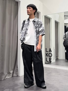 「LAKOLE（ラコレ）のアイテム」を使った、Yusukeさん（メンズ・173cm）の春コーディネート
