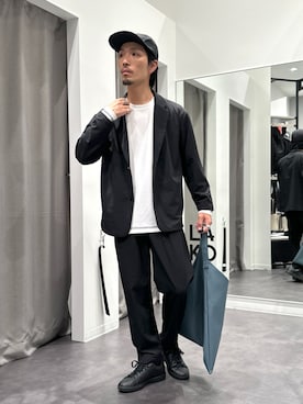 「LAKOLE（ラコレ）のアイテム（テーラードジャケット）」を使った、Yusukeさん（メンズ・173cm）の秋コーディネート