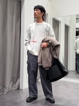 「アイテム（アクセサリー、その他）」を使った、Yusukeさん（メンズ・173cm）の冬コーディネート