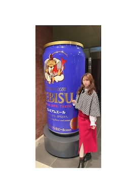 「ショッピング」｜「アイテム（スカート）」を使った、nanaさん（レディース・155cm）の秋コーディネート