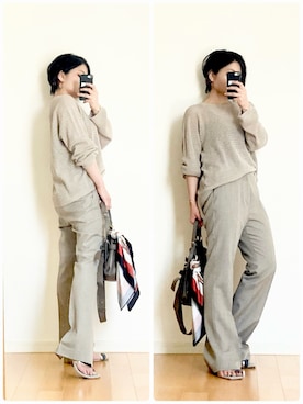 「IENA（イエナ）のアイテム」を使った、Lullabyさん（レディース・158cm）の春コーディネート