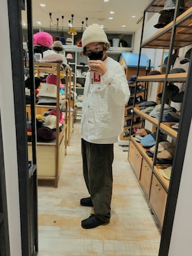 「アメカジ」｜「アイテム（ノーカラージャケット）」を使った、くすくすさん（メンズ・167cm）の秋コーディネート