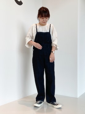 「AMERICAN HOLIC（アメリカンホリック）のアイテム（オールインワン・サロペット）」を使った、ari000ariさん（レディース・162cm）の春コーディネート