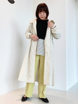 「セットアイテム」｜「アイテム（ブルゾン）」を使った、ari000ariさん（レディース・162cm）の冬コーディネート
