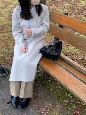 saeさん（レディース・155cm）の冬コーディネート