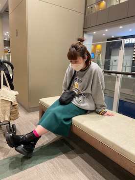 「tiptop（ティップトップ）のアイテム（シューズ）」を使った、UKI★さん（レディース・158cm）の春コーディネート