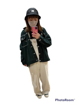 「Design Tshirts Store graniph（デザイン　ティーシャツ　ストア　グラニフ）のアイテム（ジャケット/アウター）」を使った、UKI★さん（レディース・158cm）の秋コーディネート
