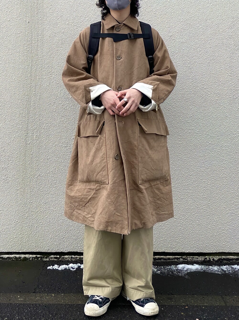 服男｜rdv o globeのステンカラーコートを使ったコーディネート - WEAR