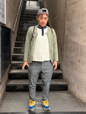 「GLOBAL WORK（グローバルワーク）のアイテム」を使った、KK1805さん（メンズ・167cm）の冬コーディネート