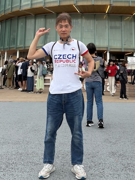 「アイテム（シューズ）」を使った、KK1805さん（メンズ・167cm・60代）の秋コーディネート