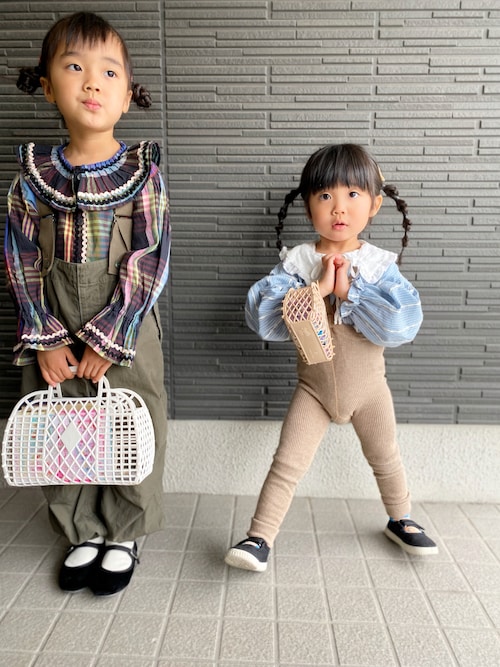 ニコとコハさんのコーディネート