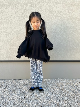 「アイテム（トップス）」を使った、ニコとコハさん（キッズ・124cm）の秋コーディネート