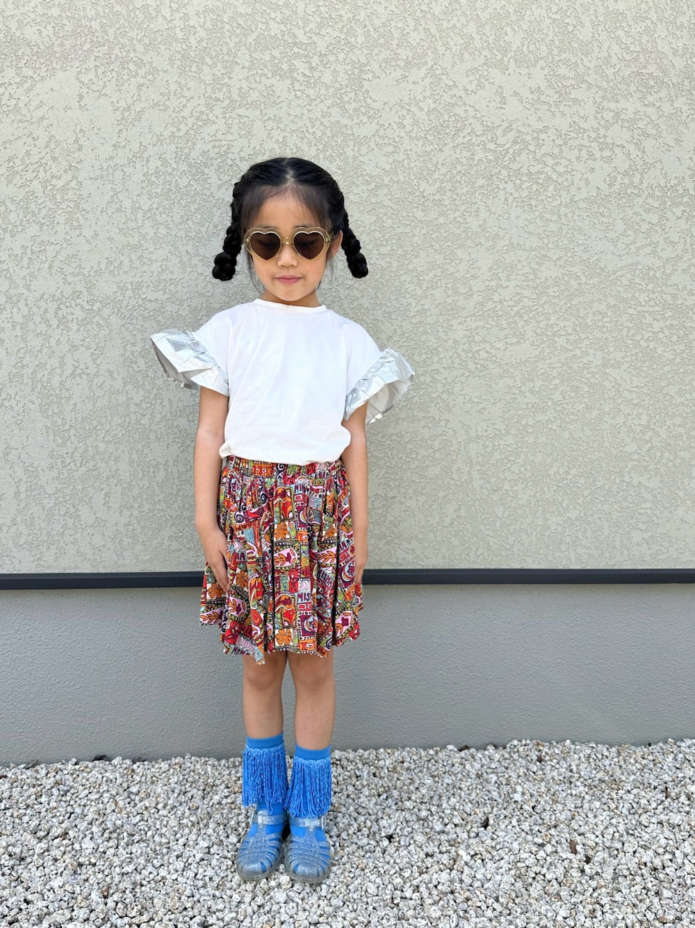 misha&puff Jacquard Cale トップスとスカートのセット misha&puff