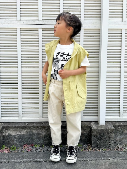 ニコとコハさんのコーディネート