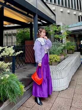 「STUNNING LURE（スタニングルアー）のアイテム（ジャケット/アウター）」を使った、osamidさん（レディース・168cm）の秋コーディネート