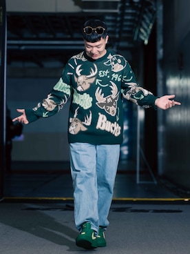 「airforce1」｜Pennyさん（メンズ・165cm）の春コーディネート