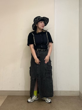「テンガロン」｜おおもとさん（レディース・152cm）の夏コーディネート