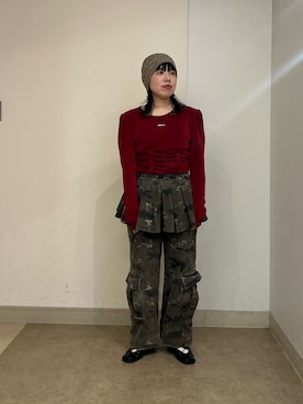 「arth（アース）のアイテム」を使った、おおもとさん（レディース・152cm）の春コーディネート