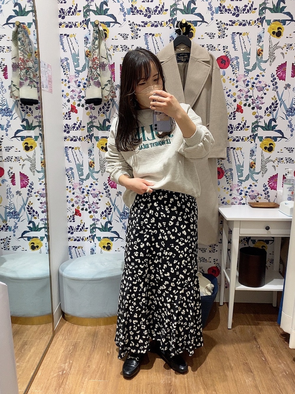 SLOBE IENA SUPER100メルトン ビックラペルコート SLOBE IENA スローブイエナ】SUPER100ビックラペルコート◇[品番