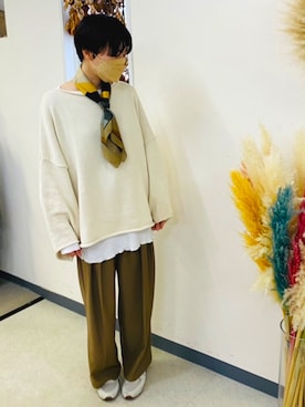 「TODAYFUL（トゥデイフル）のアイテム（財布/小物）」を使った、shi_ho...さん（レディース・167cm）の春コーディネート