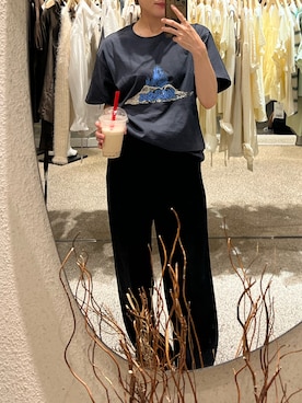 「アイテム（スラックス）」を使った、saさん（レディース・155cm・30代）の夏コーディネート