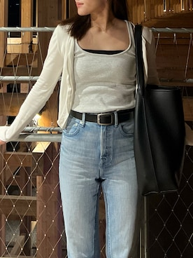 「TODAYFUL（トゥデイフル）のアイテム（ベルト）」を使った、saさん（レディース・155cm）の秋コーディネート