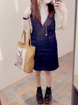 「31 Sons de mode（トランテアン　ソン　ドゥ　モード）のアイテム（ワンピース/ドレス）」を使った、pickaliceさん（レディース・158cm）の夏コーディネート
