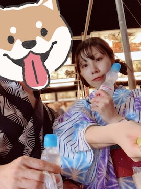 「アイテム（浴衣）」を使った、pickaliceさん（レディース・158cm）の夏コーディネート