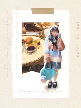 「アイテム（イヤーマフ）」を使った、pickaliceさん（レディース・158cm）の冬コーディネート