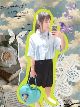「アイテム（ピアス（両耳用））」を使った、pickaliceさん（レディース・158cm）の夏コーディネート