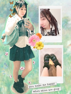 「MILK（ミルク）のアイテム」を使った、pickaliceさん（レディース・158cm）の春コーディネート