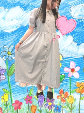 「アイテム（エコバッグ/サブバッグ）」を使った、pickaliceさん（レディース・158cm）の夏コーディネート