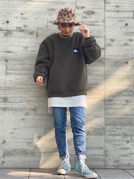 「SOMETHING（サムシング）のアイテム」を使った、✰AIMI✰さん（レディース・157cm）の秋コーディネート