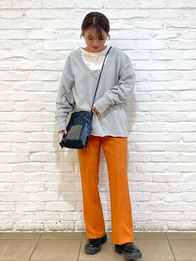 「Right-on（ライトオン）のアイテム（スウェット）」を使った、✰AIMI✰さん（レディース・157cm）の冬コーディネート