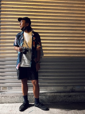 「BILLABONG（ビラボン）のアイテム（ジャケット/アウター）」を使った、mrballさん（メンズ・172cm）の夏コーディネート